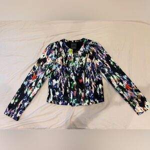 Forenza Multicolor Abstract Women's Blazer